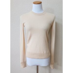 Vince Cashmere Cream Crew Neck Sweater